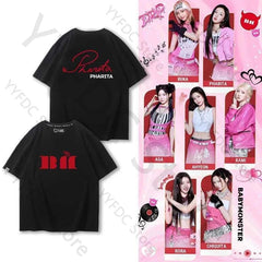 BABYMONSTER “HELLO MONSTERS” Signature Print Tee
