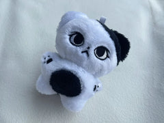 NewJeans Danielle Inspired Black & White Cat Doll Keychain