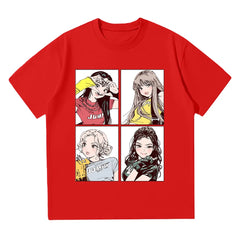 BLACKPINK “JUMP 2025” Pink Y2K Graphic Tee