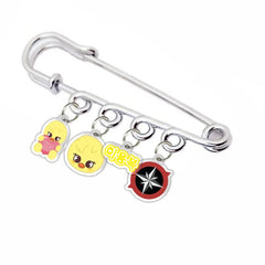 SKZoo™ Star Acrylic Keychain – Stray Kids Cartoon Pin Pendant