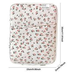 Floral Padded Laptop Sleeve