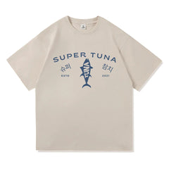 SuperTuna™ Retro Kawaii Cotton T-Shirt Harajuku Style