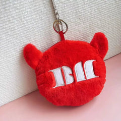 BABYMONSTER Cartoon Plush Coin Purse Keychain