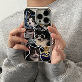 Sunglasses Cat Electroplate Case