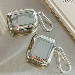 Silver Metal AirPods Case