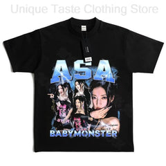BABYMONSTER Member Print Graphic Tee