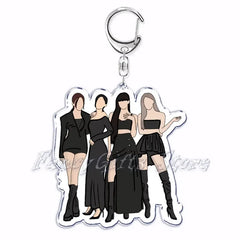 BLACKPINK Premium K-Pop Girls Band Keychain