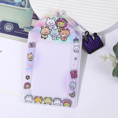 MonsterFrame™ BABYMONSTER Cartoon Photocard Keychain