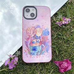 Lovely Silly Cat Case