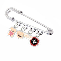 SKZoo™ Star Acrylic Keychain – Stray Kids Cartoon Pin Pendant