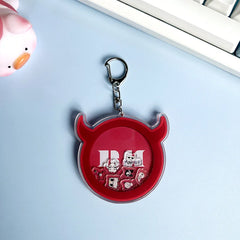 BABYMONSTER Cartoon Acrylic Pendant Keychain
