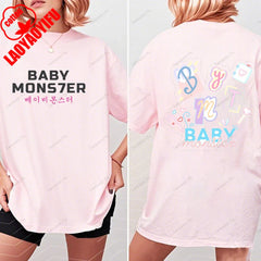 BABYMONSTER Double-Sided Graphic Tee