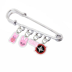 SKZoo™ Star Acrylic Keychain – Stray Kids Cartoon Pin Pendant