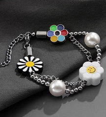 Seungmin Pearl Flower Bracelet