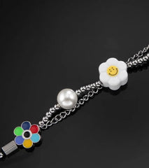 Seungmin Pearl Flower Bracelet