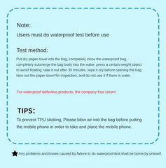 Waterproof Swimming Phone Bag