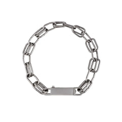 Taehyung Silver Double-Link Chain Choker