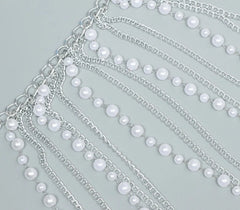Jimin Silver Multi-Layer Body Chain