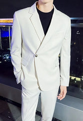 Soobin Asymmetrical Suit Jacket