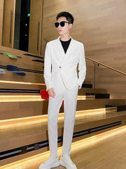 Soobin Asymmetrical Suit Jacket