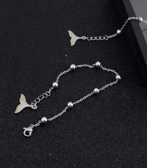 Suga Silver Dolphin Tail Bracelet