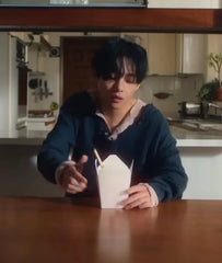 Taehyung Raw-Edge Sweater