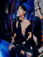 Taehyung Tie-Dye Pin Sweater