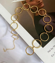 Taehyung Silver Round-Link Necklace
