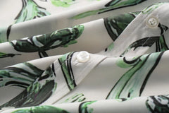 Taehyung Ivory Floral Button-Up Shirt