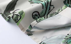 Taehyung Ivory Floral Button-Up Shirt