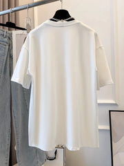 Taehyung Ivory Scenery Print Tee