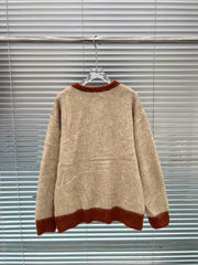 Taehyung Mocha Mohair Blend Cardigan