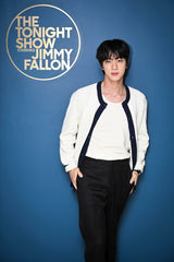 Jin Ivory Noir Contrast Cardigan