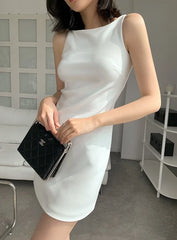 Haerin Ivory Casual A-Line Dress