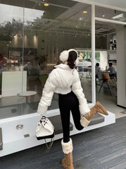 Jisoo Corset Puffer Jacket