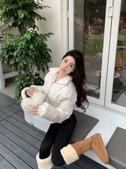 Jisoo Corset Puffer Jacket