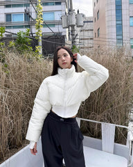 Jisoo Corset Puffer Jacket