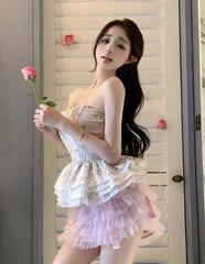 Jennie Floral Peplum Corset Top