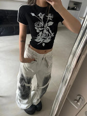 Lisa Gradient Cargo Jeans