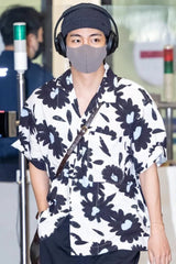 Taehyung Ivory Large Floral Shirt