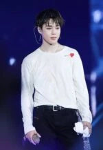Jimin Ivory Heart Patch Sweater