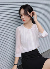 Beomgyu Chiffon Blouse