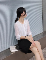 Beomgyu Chiffon Blouse