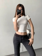 Rei Slim Fit Ribbed T-Shirt