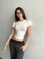 Rei Slim Fit Ribbed T-Shirt