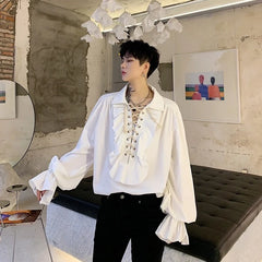 Jeongin Vintage Ruffle Blouse