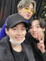 Jimin Amber Lens Aviator Glasses
