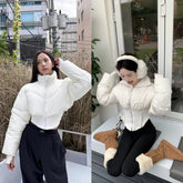 Jisoo Corset Puffer Jacket