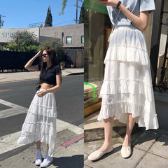 Jennie Tri-Layered Ruffle Skirt