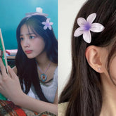 Minji Lilac Floral Hair Clip
